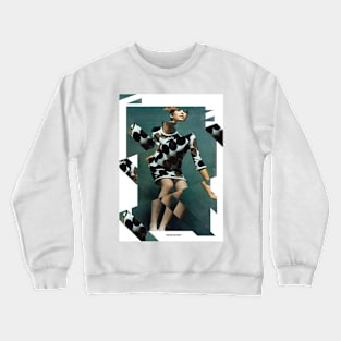 vintage retro collage Crewneck Sweatshirt